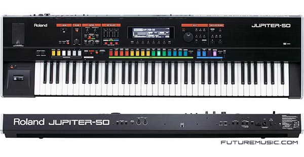 Roland Trots Out Jupiter 50 Synth Updates Jupiter 80 OS To 2.0 FutureMusic the latest news on future music technology DJ gear producing dance music edm and everything electronic