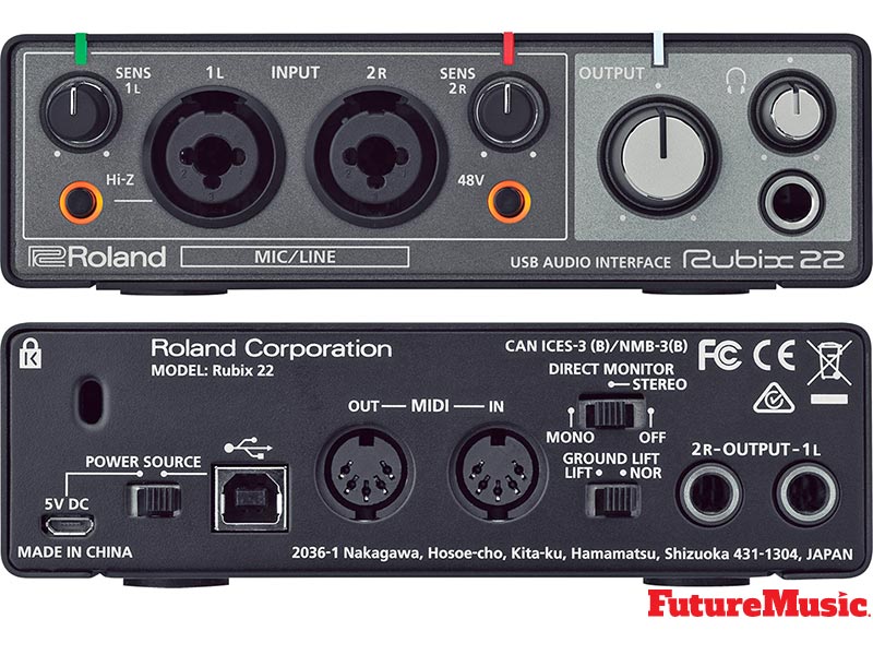 roland rubix22 audio interface future music