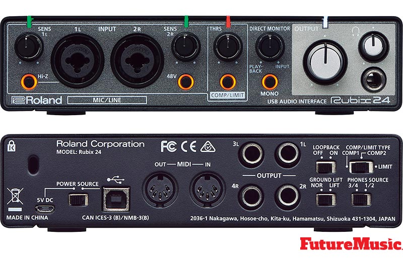 roland rubix24 audio interface future music