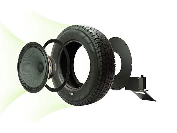 seal-recycled-tire-speaker-parts how to make