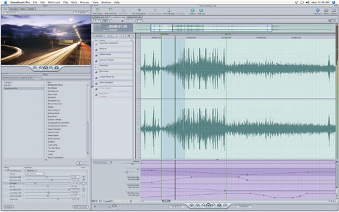 Soundtrack Pro Waveform Editor