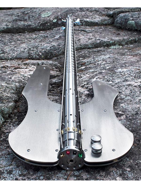 stash stainless steel bass guitar