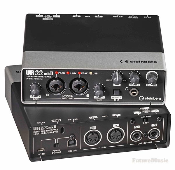 steinberg ur22 mk2 audio midi computer interface