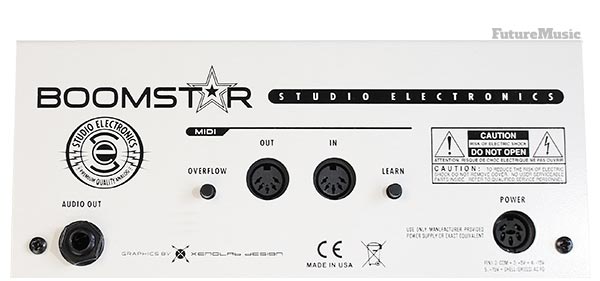 Studio Electronics Boomstar SEM Review - Rear Panel