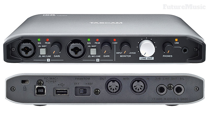 tascam-ixr audio midi computer interface