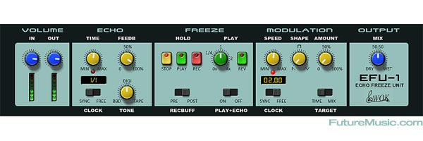 Wok Releases EFU-1 Freeze Delay VST Plug-In For Windows