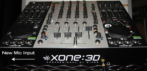 Allen and Heath Xone:3D New Mic Input