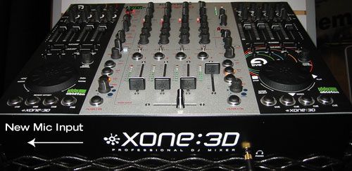 Allen and Heath Xone:3D New Mic Input