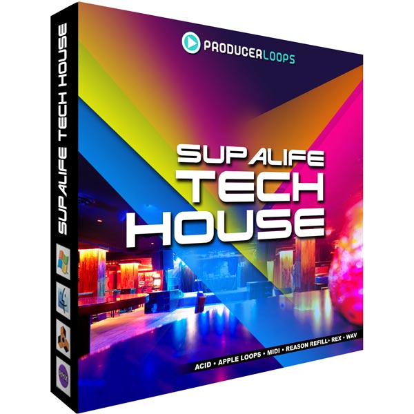 Producer Loops Release Supalife Tech House Sample Library