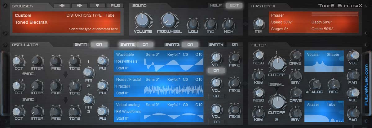 Tone2 Audio Release ElectraX Virtual Synth