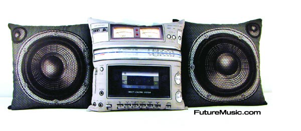 Weekend Fun: Boom Box Pillow Set