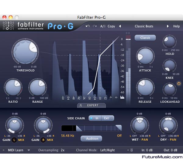 FabFilter Premiers Pro-G – Expander / Gate Plug-In For Windows & Mac