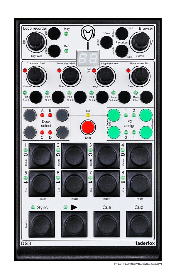 FaderFox Premiers DS3 Compact MIDI DJ Controller