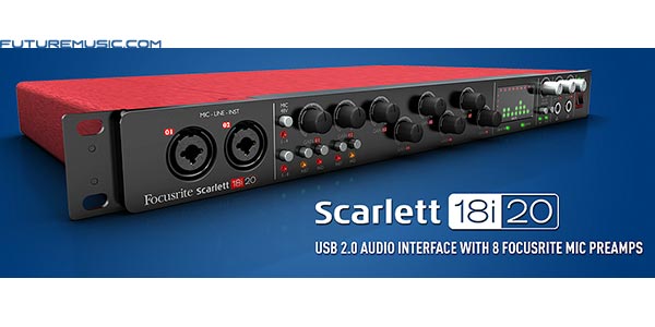 Focusrite Announces Scarlett 18i20 Audio Interface