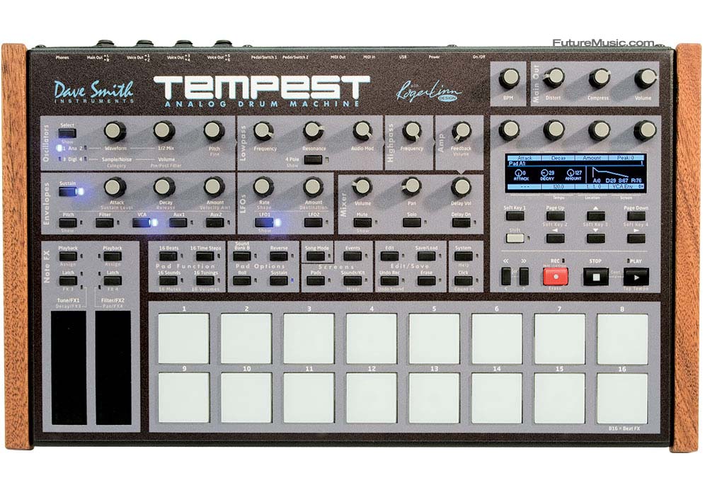 Roger Linn & Dave Smith Unveil Tempest Analog Drum Machine