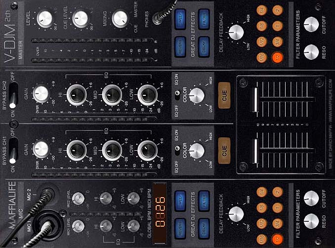Dario Maffia Releases V-DJM, Free VST DJ Mixer Emulator For Ableton Live