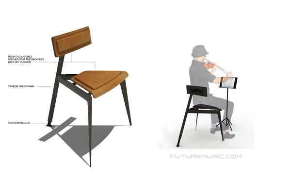 New High Tech Concept Chair Design For Musicians Debuts