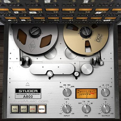 Universal Audio Premiers Studer A800 Multichannel Tape Recorder Plug-In For UAD-2