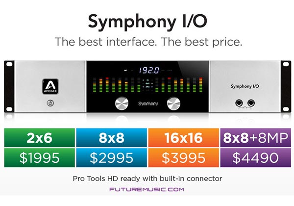 Apogee Announces New Symphony I/O Pricing & Configurations