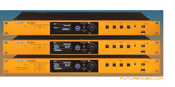 TASCAM Announces Three New Clock Generators CG-2000, CG-1800 & CG-1000