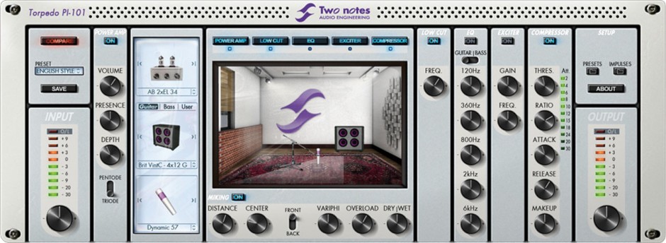 Two Notes Releases PI-101 Miking Simulator Plug-In For Mac & PC